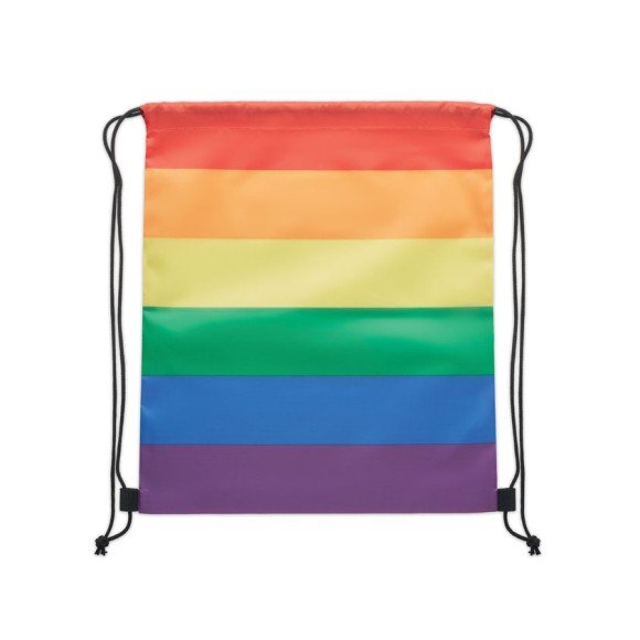 Tęczowa torba na zakupy z RPET BOW Tęczowa torba na zakupy z RPET BOW