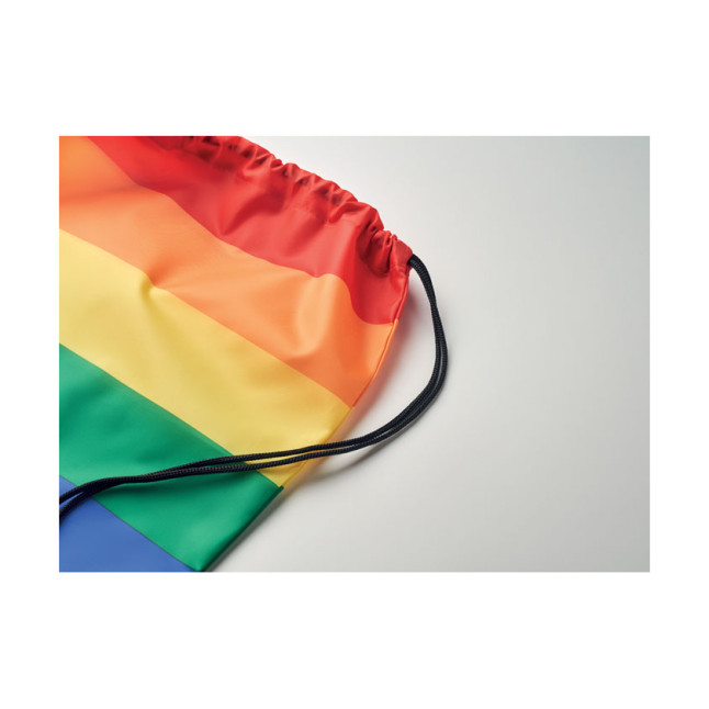 Tęczowa torba na zakupy z RPET BOW