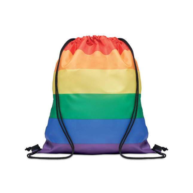 Tęczowa torba na zakupy z RPET BOW