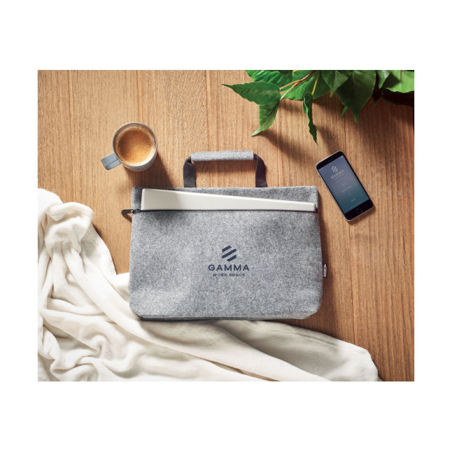 Torba na laptopa z filcu RPET TAPLA