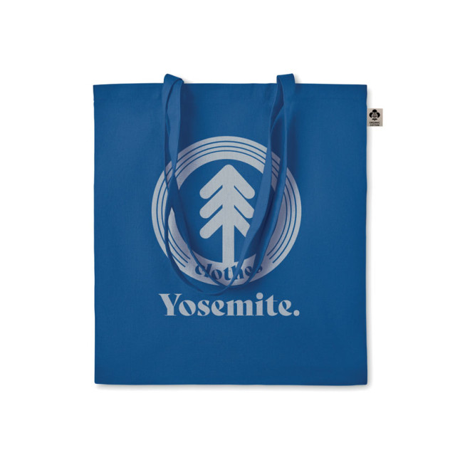 Torba na zakupy z bawełny org. ZIMDE COLOUR