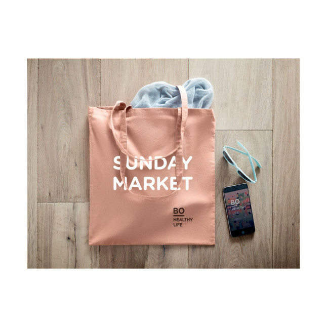 Torba na zakupy z bawełny org. ZIMDE COLOUR