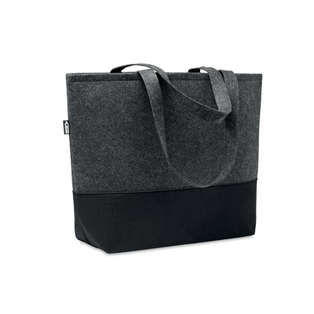 Torba na zakupy z filcu RPET DUO INDICO
