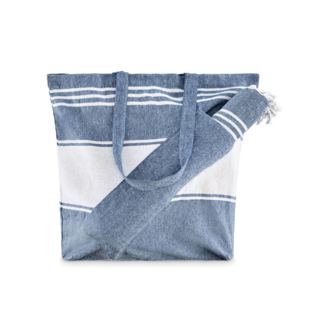 Torba plażowa i ręcznik hammam HUMMUM