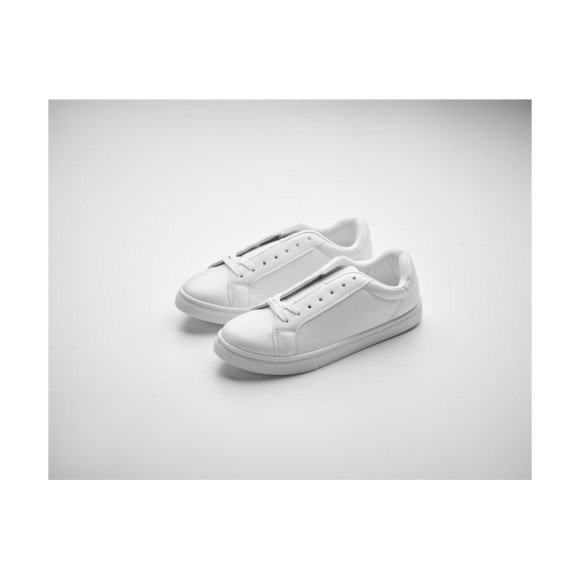Trampki z PU 38 BLANCOS Trampki z PU 38 BLANCOS