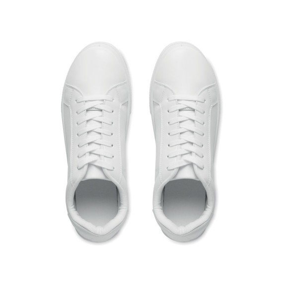 Trampki z PU rozmiar 46 BLANCOS Trampki z PU rozmiar 46 BLANCOS