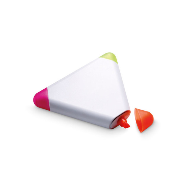 Trójkątny zakreślacz, 3 kolory TRIANGULO