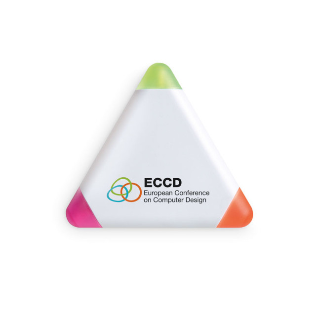 Trójkątny zakreślacz, 3 kolory TRIANGULO