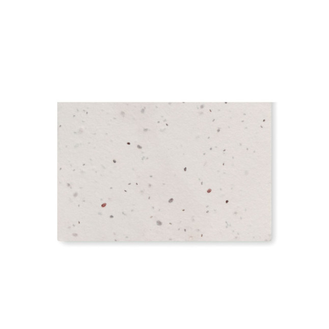 Wizytówka z nasionami dzikich kwia ASIDA