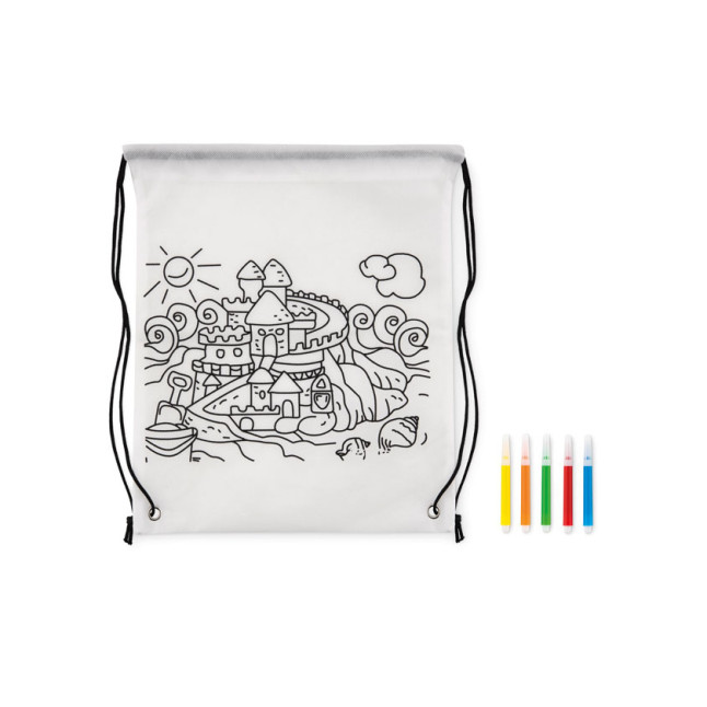 Worek ze sznurkiem z włókniny CARRYDRAW