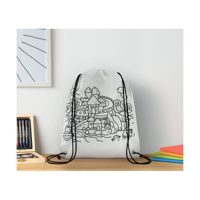 Worek ze sznurkiem z włókniny CARRYDRAW