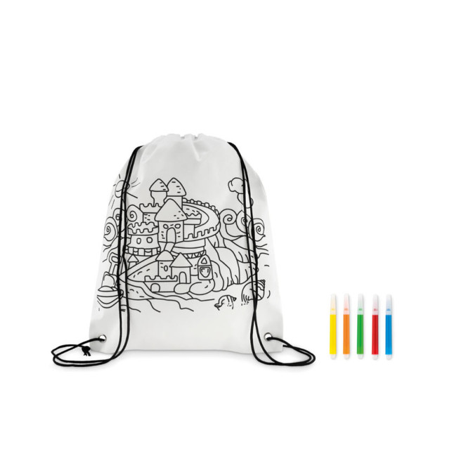 Worek ze sznurkiem z włókniny CARRYDRAW