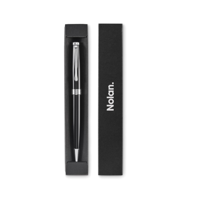 Wykręcany długopis w pudełku LYON