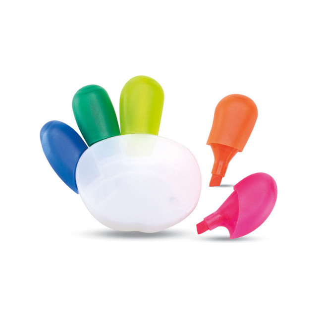 Zakreślacz, 5 kolorów COLORE