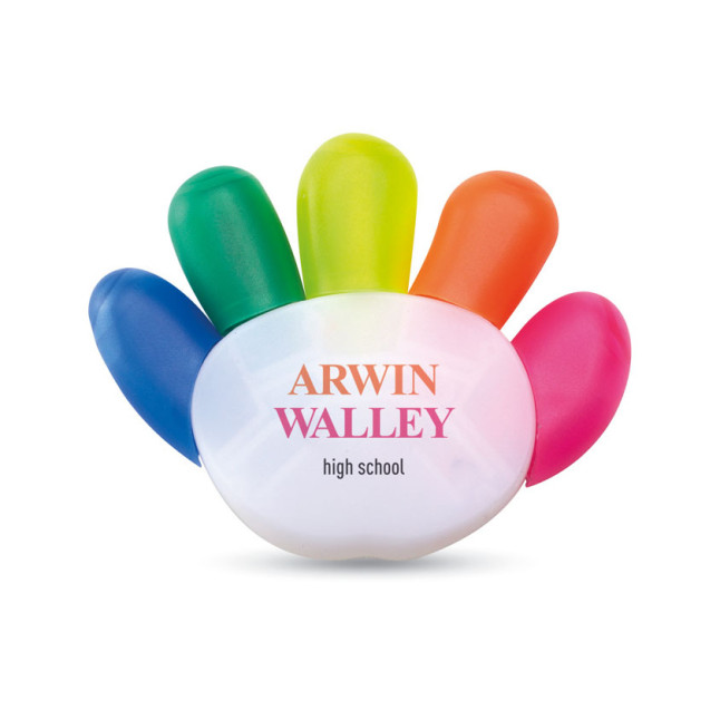 Zakreślacz, 5 kolorów COLORE