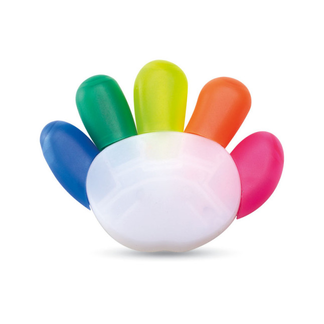 Zakreślacz, 5 kolorów COLORE