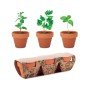 Zestaw 3 doniczek z terakoty FLOWERPOT