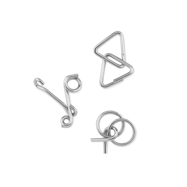 Zestaw 3 metalowych łamigłówek THREENATS