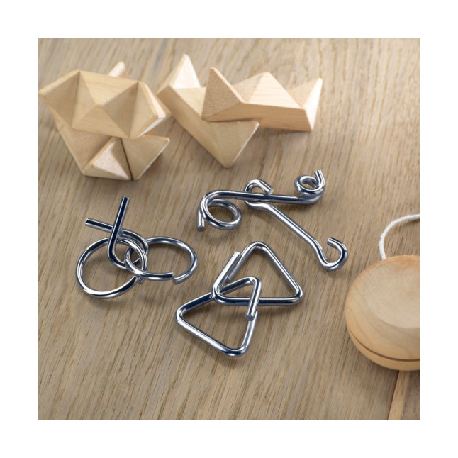 Zestaw 3 metalowych łamigłówek THREENATS