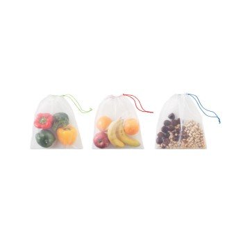 Zestaw 3 torebek na żywność VEGGIE SET RPET
