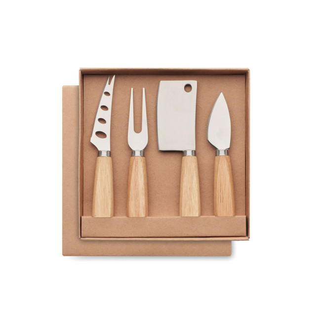 Zestaw 4 noży do sera CAMEMBERT