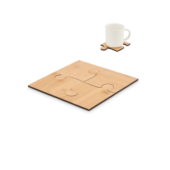 Zestaw 4 podstawek puzzli LEPY