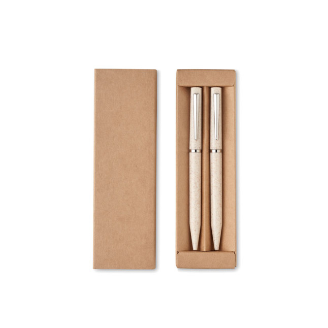 Zestaw długopisów ze słomy/ABS PEAT