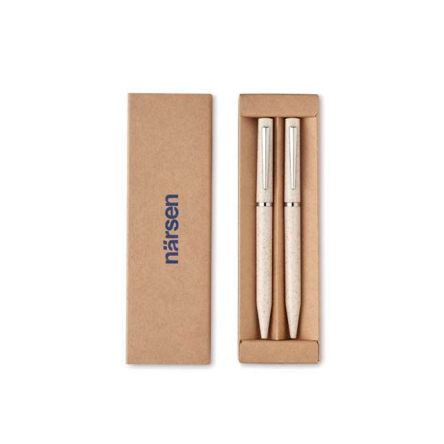 Zestaw długopisów ze słomy/ABS PEAT