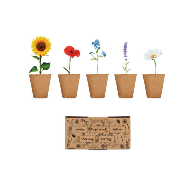 Zestaw do uprawy kwiatów FLOWERS