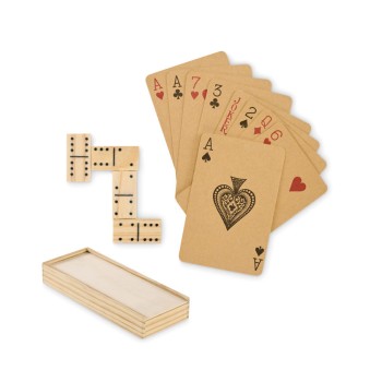 Zestaw domino i karty DOMI&CARDS