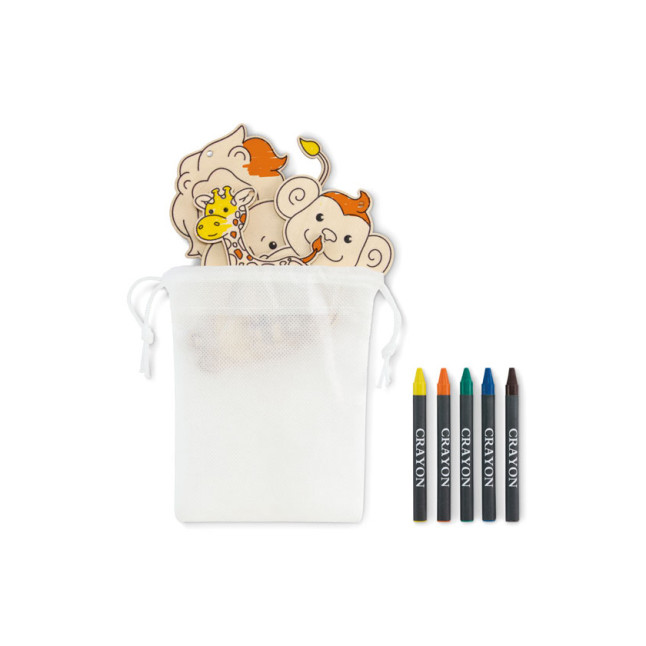 Zestaw drewnianych wieszaków THEZOO