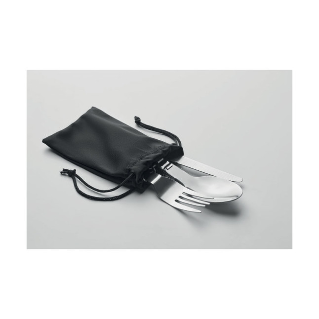 Zestaw sztućców kempingowych STAPI SET