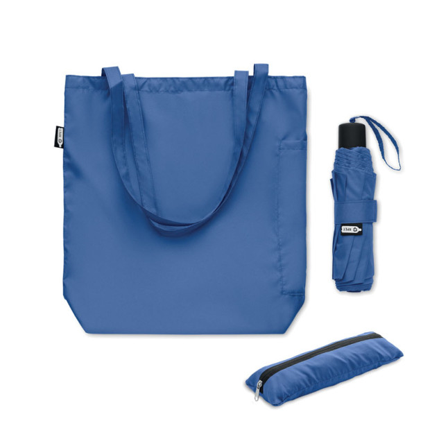 Zestaw torba z parasolem RPET 2 SEATTLE