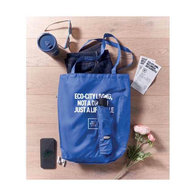 Zestaw torba z parasolem RPET 2 SEATTLE