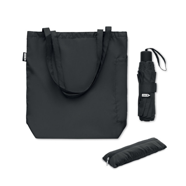 Zestaw torba z parasolem RPET 2 SEATTLE