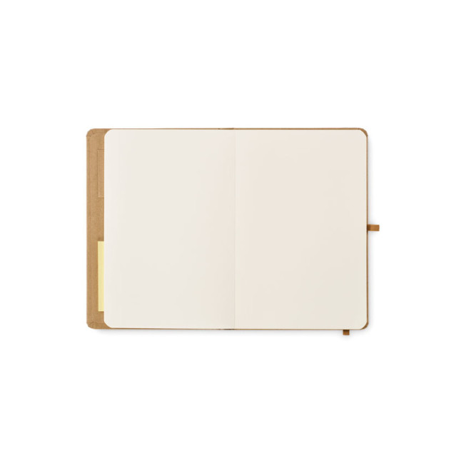 Zestaw z zeszytem A5 z papieru mak STICKNOTE