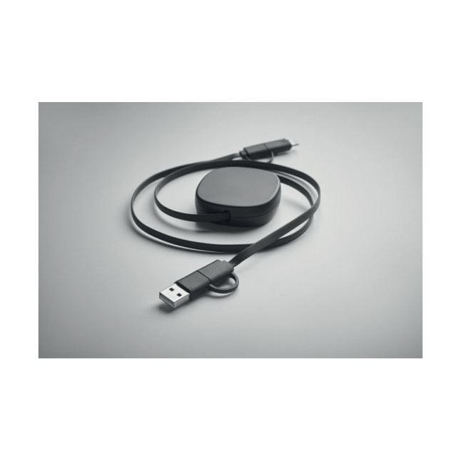 Zwijany kabel ładujący o mocy 6 LINEA