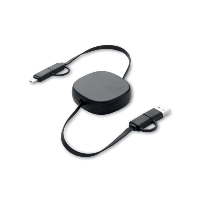 Zwijany kabel ładujący o mocy 6 LINEA